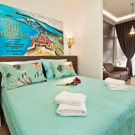 Idro Studio Apartments Directly At The Beach Split Exterior foto